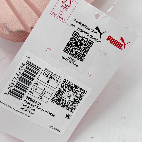 Puma Cool Cat Slide Sandals 6 Pink NWT Women's Travel Beach Resort - Picture 3 of 4